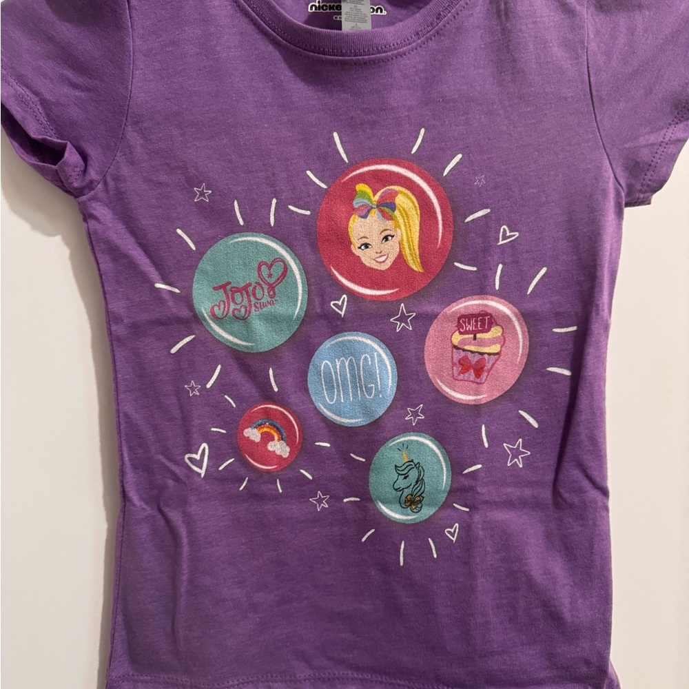 Jojo Siwa short sleeve purple shirt